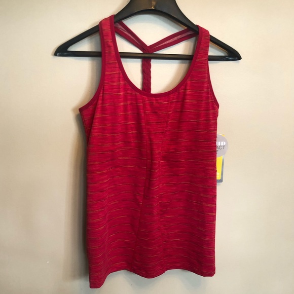 Lole Tops - Lole braided racer back tank top built in bra workout top